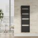Radiador toallero mural Voss 844 W 17 lamas acero Radiador toallero mural Voss 844 W 17 lamas acero Negro