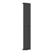 Radiador de panel Nore de Diseño monocapa tubular acero Radiador de panel Nore de Diseño monocapa tubular acero Negro