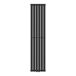 Radiador de panel Nore de Diseño monocapa tubular acero Radiador de panel Nore de Diseño monocapa tubular acero Negro