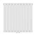 Radiador de panel Nore de Diseño monocapa tubular acero Radiador de panel Nore de Diseño monocapa tubular acero Blanco