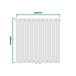 Radiador de panel Nore de Diseño monocapa tubular acero Radiador de panel Nore de Diseño monocapa tubular acero Blanco