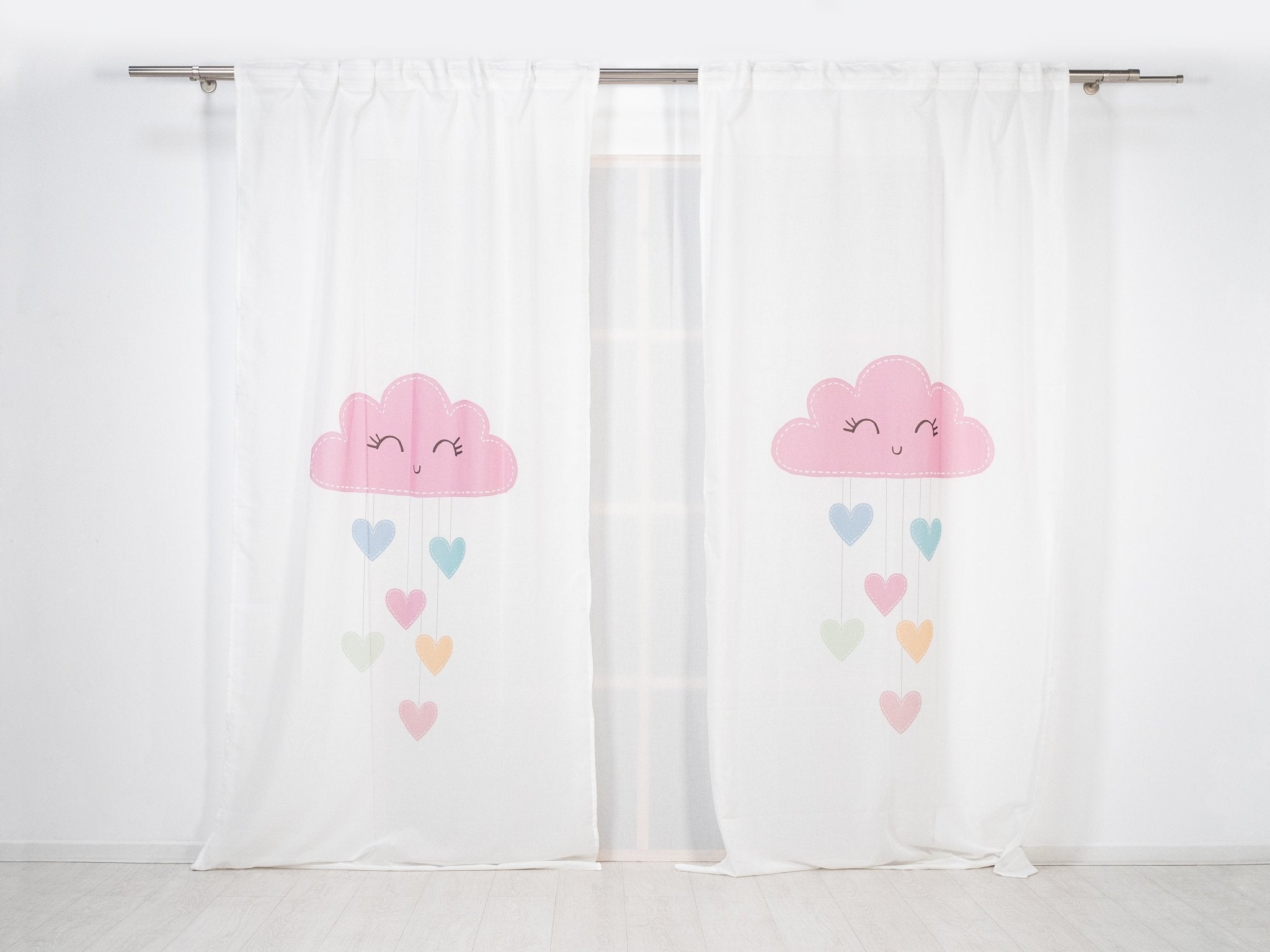 Visillo translúcido Nube Hadas con motivo infantil Nube