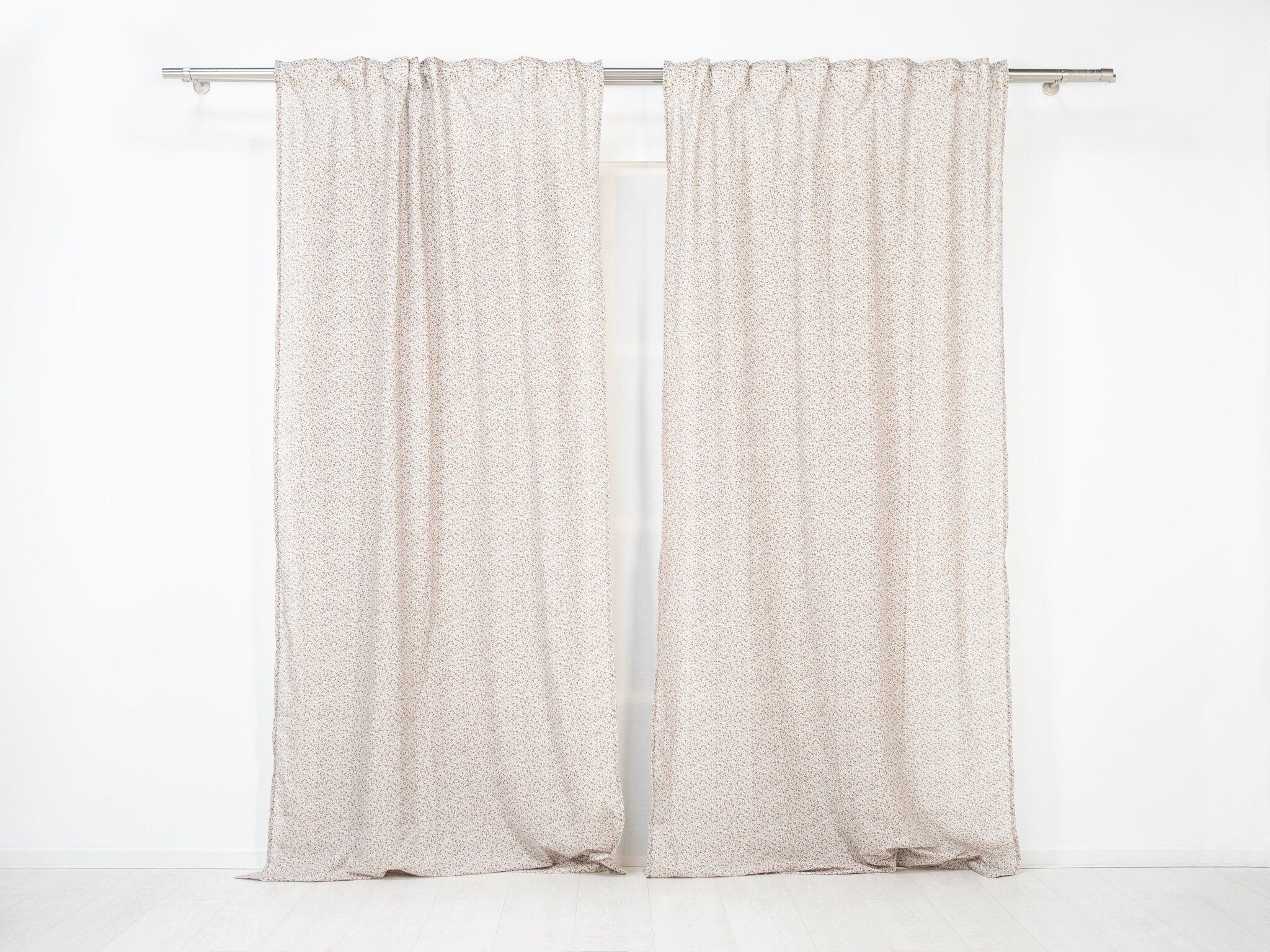 Visillo translúcido Mini Margaritas con motivo floral Mini