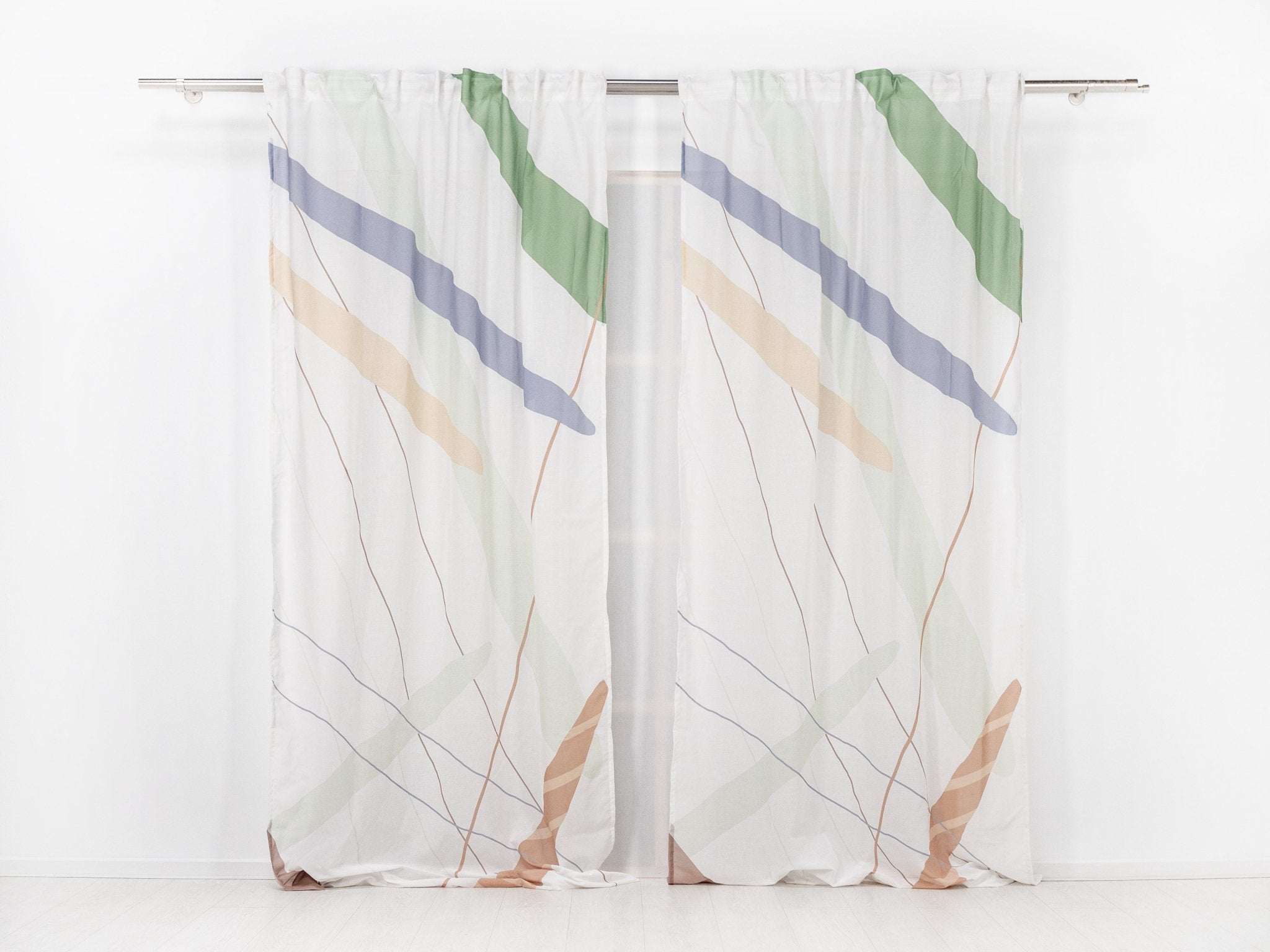 Visillo translúcido Bambú estilo moderno