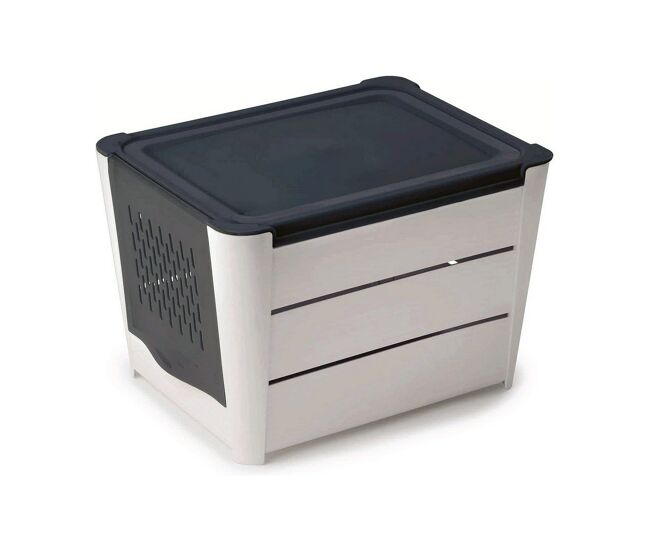 Caja de almacenaje snips marrón polipropileno 3 kg