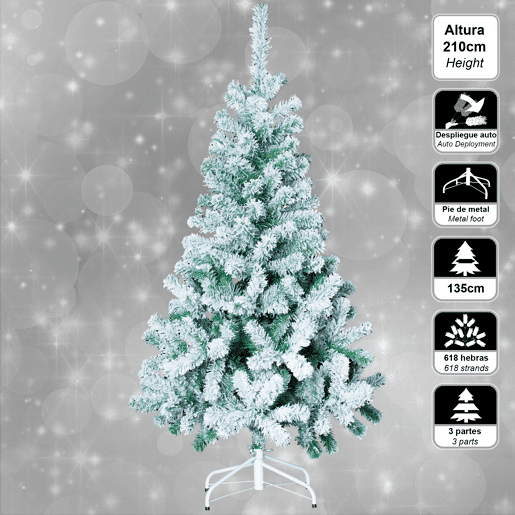 Efeito nevado FIR 210 cm