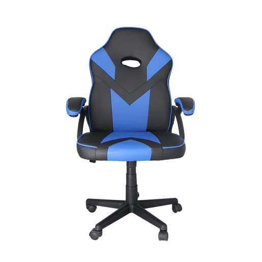 Cadeira de escritório universal para jogos azul com braços