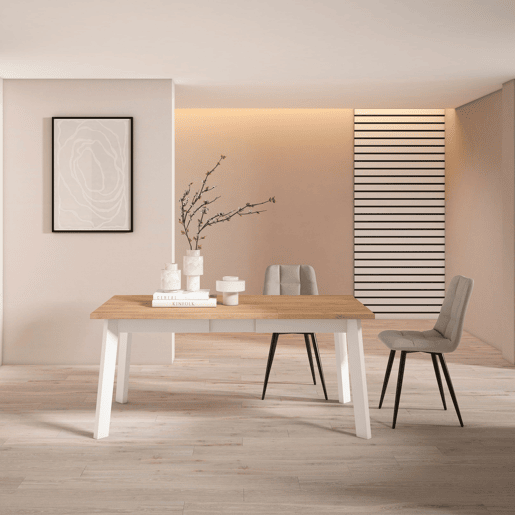 Mesa Sala de Jantar, Mesa Cozinha, 167x90x75cm, Para 8 pessoas, Pés de madeira, Carvalho Mesa Sala de Jantar, Mesa Cozinha, 167x90x75cm, Para 8 pessoas, Pés de madeira, Carvalho