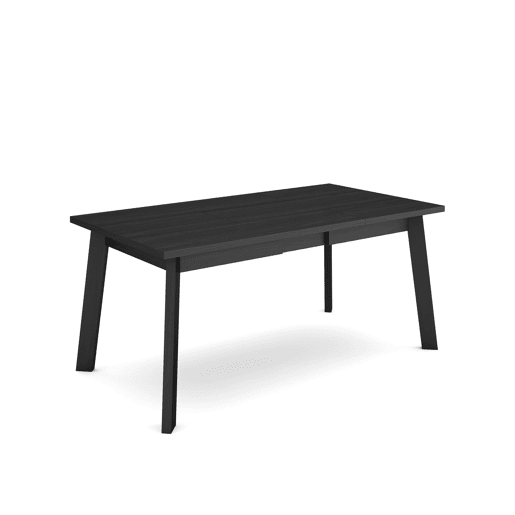 Mesa Sala de Jantar, Mesa Cozinha, 167x90x75cm, Para 8 pessoas, Pés de madeira, Preto Mesa Sala de Jantar, Mesa Cozinha, 167x90x75cm, Para 8 pessoas, Pés de madeira, Preto