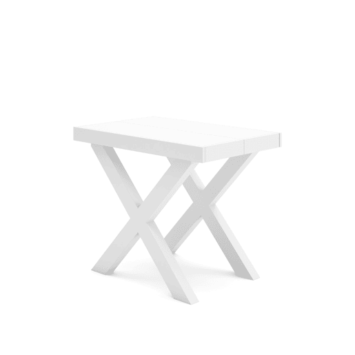 Mesa Consola Extensível, Cozinha, Sala de jantar, 222x90x73cm, Para 10 pessoas, Pés de madeira, Estilo moderno, Branco e cinzento Mesa Consola Extensível, Cozinha, Sala de jantar, 222x90x73cm, Para 10 pessoas, Pés de madeira, Estilo moderno, Branco e cinzento