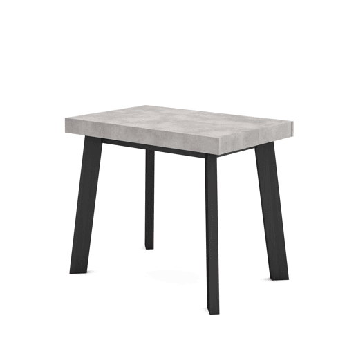 Mesa Consola Extensível, Cozinha, Sala de jantar, 222x90x73cm, Para 10 pessoas, Pés de madeira, Estilo moderno, Cimento Mesa Consola Extensível, Cozinha, Sala de jantar, 222x90x73cm, Para 10 pessoas, Pés de madeira, Estilo moderno, Cimento