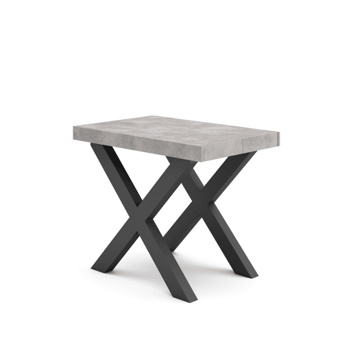 Mesa Consola Extensível, Cozinha, Sala de jantar, 302x90x73cm, Para 14 pessoas, Pés de madeira, Estilo moderno, Cimento Mesa Consola Extensível, Cozinha, Sala de jantar, 302x90x73cm, Para 14 pessoas, Pés de madeira, Estilo moderno, Cimento