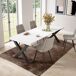 Mesa Consola extensible 90x220 Mesa Consola extensible 90x220 Blanco