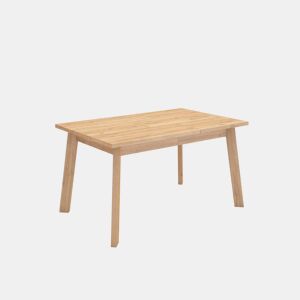 Mesa Sala de Jantar, Mesa Cozinha, 140x90x75cm, Para 6 pessoas, Pés de madeira, Carvalho