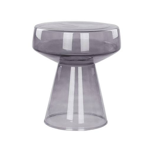 Mesa de apoio LAGUNA Vidro Cinzento Mesa de apoio LAGUNA Vidro Cinzento