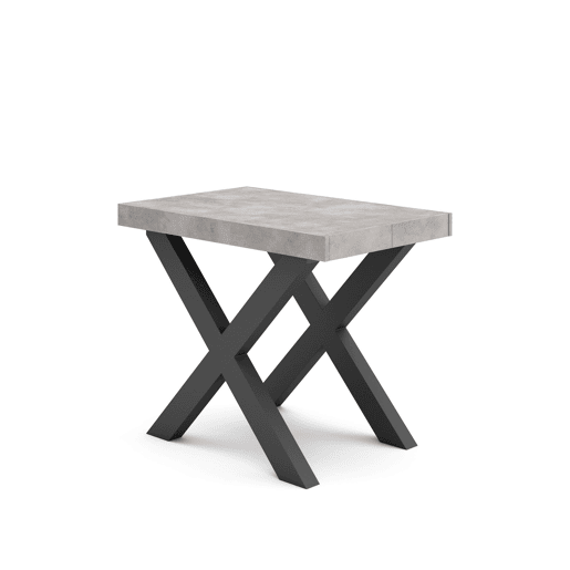 Mesa Consola Extensível, Cozinha, Sala de jantar, 222x90x73cm, Para 10 pessoas, Pés de madeira, Estilo moderno, Cimento Mesa Consola Extensível, Cozinha, Sala de jantar, 222x90x73cm, Para 10 pessoas, Pés de madeira, Estilo moderno, Cimento