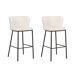 Beliani Silla de bar MINA Beliani Silla de bar MINA Crema