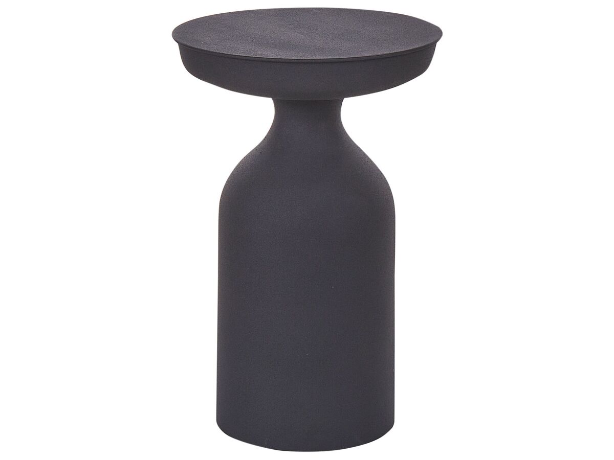 Beliani Mesa auxiliar TENJO 33x33 Negro