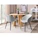Beliani Silla de comedor MASON Beliani Silla de comedor MASON Beige