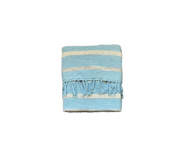 Colcha foulard artisan m/mojave azul 130x170cm