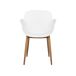 Beliani Silla de comedor ABILENE Beliani Silla de comedor ABILENE Blanco