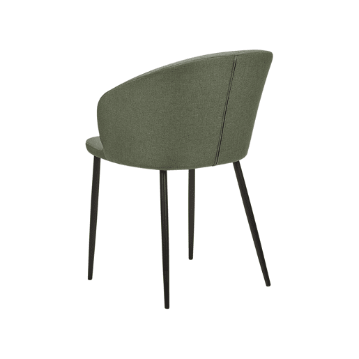 Conjunto de 2 cadeiras de jantar MASON Verde escuro