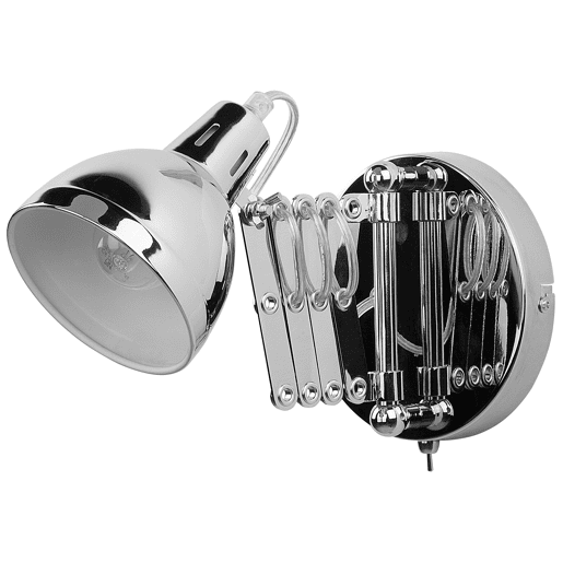 Candeeiros de parede HARRINGTON Ajustável Metal Prateado