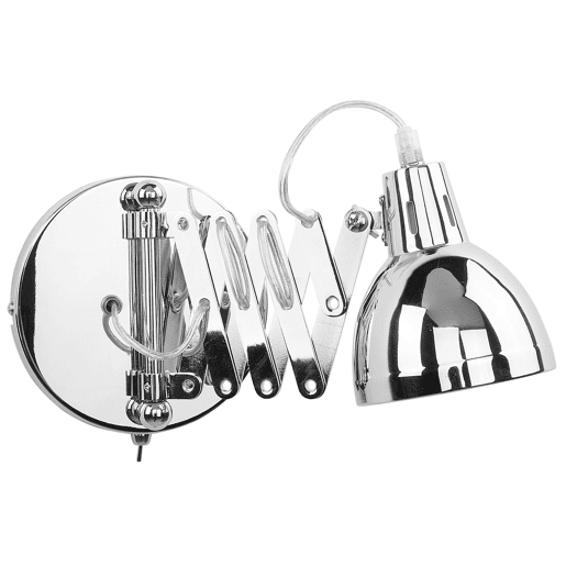 Candeeiros de parede HARRINGTON Ajustável Metal Prateado