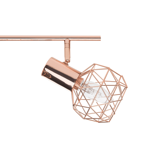 Candeeiro com 4 focos CHENAB Ajustável Metal Cobre