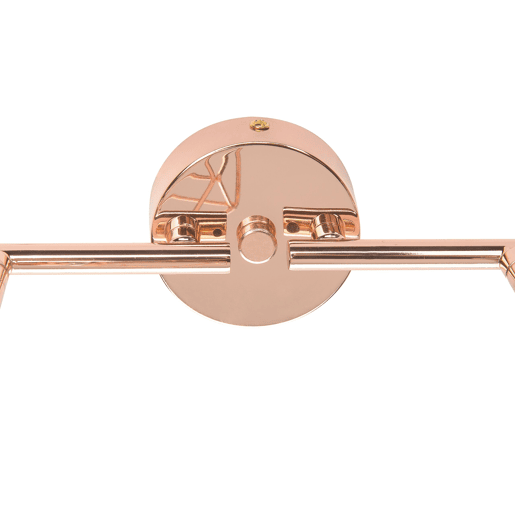 Candeeiro com 4 focos CHENAB Ajustável Metal Cobre