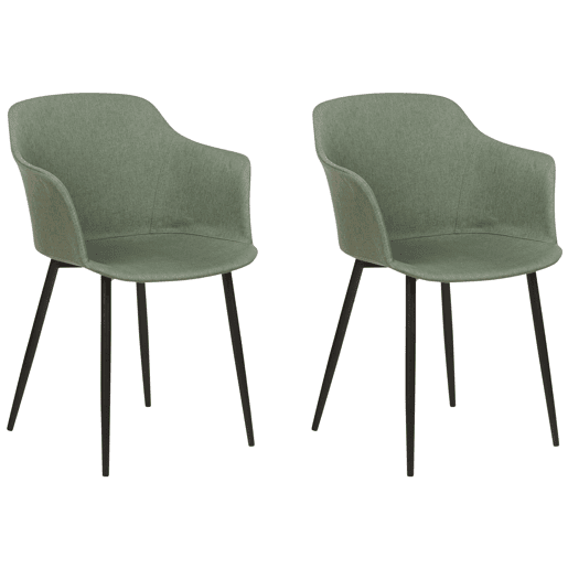 Conjunto de 2 cadeiras de jantar ELIM Verde escuro
