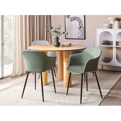 Conjunto de 2 cadeiras de jantar ELIM Verde escuro