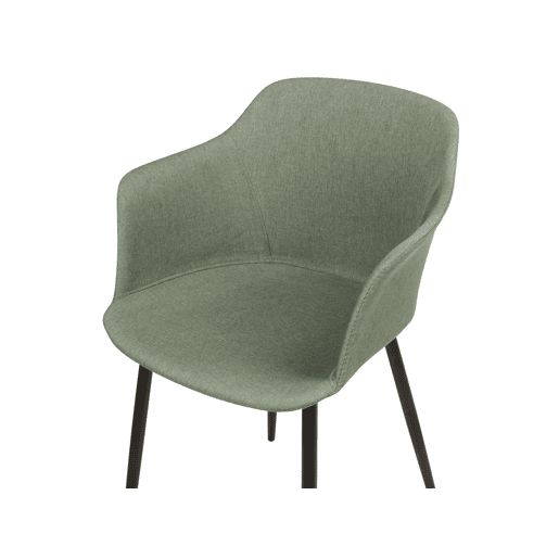 Conjunto de 2 cadeiras de jantar ELIM Verde escuro