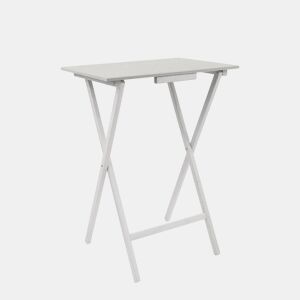 Tabela auxiliar retangular dobrável, em branco, 48x35x64 cm