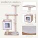 Árbol para Gato MDF, Sisal PawHut Árbol para Gato MDF, Sisal PawHut Marrón