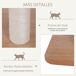 Árbol para Gato MDF, Sisal PawHut Árbol para Gato MDF, Sisal PawHut Marrón