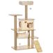 Árbol para Gato MDF, Yute, Felpa PawHut Árbol para Gato MDF, Yute, Felpa PawHut Beige
