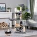 Árbol para Gato Aglomerado de Madera, Felpa, Sisal PawHut Árbol para Gato Aglomerado de Madera, Felpa, Sisal PawHut Gris