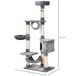 Árbol para Gato Aglomerado de Madera, Felpa, Sisal PawHut Árbol para Gato Aglomerado de Madera, Felpa, Sisal PawHut Gris