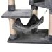 Árbol para Gato Aglomerado de Madera, Felpa, Sisal PawHut Árbol para Gato Aglomerado de Madera, Felpa, Sisal PawHut Gris