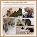 Árbol para Gato Aglomerado de Madera E1, Yute, Felpa Corta PawHut Árbol para Gato Aglomerado de Madera E1, Yute, Felpa Corta PawHut Beige