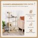 Árbol para Gato Tablero de Partículas de Grado E1, Felpa PawHut Árbol para Gato Tablero de Partículas de Grado E1, Felpa PawHut Beige