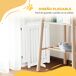 Barrera para Perros MDF PawHut Barrera para Perros MDF PawHut Blanco