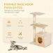 Árbol para Gato Aglomerado de Madera, Peluche, Sisal PawHut Árbol para Gato Aglomerado de Madera, Peluche, Sisal PawHut Crudo