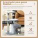 Árbol para Gato Aglomerado de Madera, Peluche, Sisal PawHut Árbol para Gato Aglomerado de Madera, Peluche, Sisal PawHut Gris