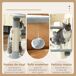 Árbol para Gato Aglomerado de Madera, Peluche, Sisal PawHut Árbol para Gato Aglomerado de Madera, Peluche, Sisal PawHut Gris