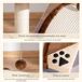 Árbol para Gato Aglomerado de Madera, Sisal y Felpa PawHut Árbol para Gato Aglomerado de Madera, Sisal y Felpa PawHut Marrón