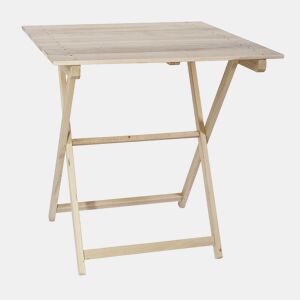 Caixa Hayer Follable com tablelas, termine sem Varniz, 70x70x76 cm