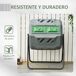 Compostador de Tambor Acero, PP Outsunny Compostador de Tambor Acero, PP Outsunny Gris