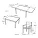 Conjunto de muebles de jardín LAMPEDUSA 10 asientos extensibles Conjunto de muebles de jardín LAMPEDUSA 10 asientos extensibles Antracita